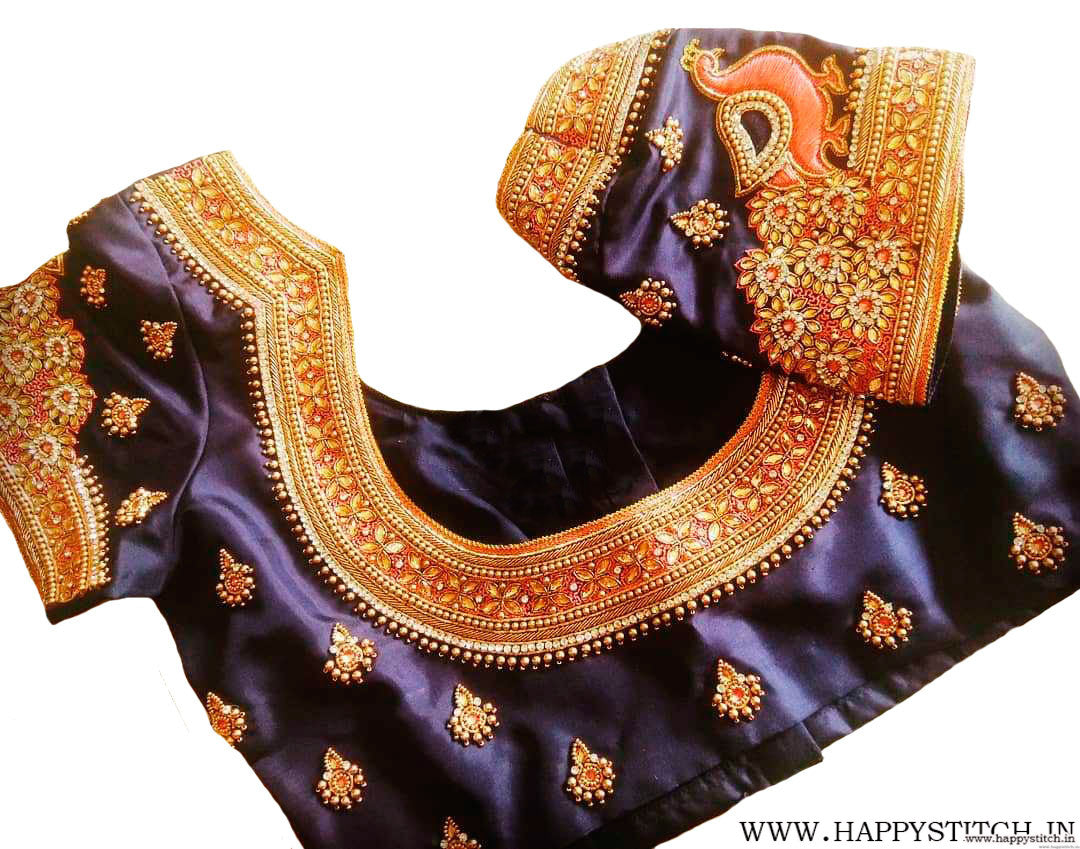 Aari Work – Hand Work Design – Maggam Work – Bridal Blouse Designs – 227